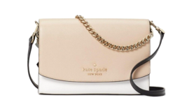 New Kate Spade Carson Colorblock Saffiano Crossbody Warm Beige Multi / Dust bag - £89.66 GBP