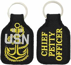 UNITED STATES NAVY CHIEF PETTY OFFICER KEY CHAIN - Multi-Colored - Veter... - $8.00