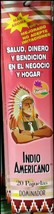 3X INDIO AMERICANO DOMINATOR  INCENSE DOMINADOR INCIENSO 3 OF 20 STICKS - $16.82