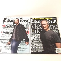 Lot of 2 Esquire Magazine Jan. &amp; Sept. 2009 Clint Eastwood, Sam Worthington - £12.46 GBP
