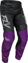 Fly Racing Mens Kinetic Mesh Rave Pants Black/Purple/Silver 36 - £103.87 GBP