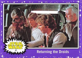 2017 Topps Star Wars Journey To The Last Jedi Purple #67 Returning The Droids - £0.75 GBP