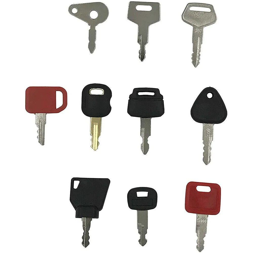 10 KEY SET Master Key Ignition Set For Agricultural + Heavy Plant Machinery - £15.11 GBP