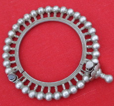 vintage antique tribal old old silver bracelet bangle traditional jewelry - £197.04 GBP