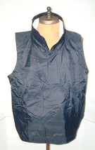 New Womens Under Armour Vest NWT Wind Breaker Black L Pocket Neck Zip Co... - $48.51