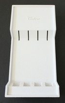 Cutco Knife Holder Wall-Mount Rack or Drawer Tray - White Plastic 4 Slot - £7.82 GBP