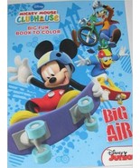 Mickey Mouse Clubhouse Big Fun Book to Color ~ Big Air - £4.73 GBP