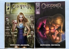 Chopper #1 &amp; #2 High Grade Asylum Press Biker Horror Comic Book Juan Ferreyra - £11.01 GBP