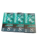 Lot of 3 Maxell GX-Silver T-160 High Quality 8 Hour VHS New &amp; Sealed - $11.83