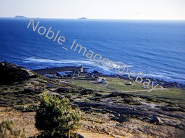 1960 Aerial San Diego Harbor View from Point Loma California Kodachrome Slide - £4.35 GBP