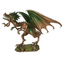 Fantasy Green Dragon Figure Runner Warrior Model Toy Figurine Mobile Jointed - £27.93 GBP