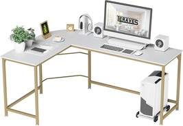 Teraves Corner Gaming Computer Desk Office Workstation Modern Home, Shaped. - £132.71 GBP