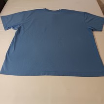 Carhartt K87 PCB Men's Blue Cotton Henley T-Shirt Short Sleeve Pocket Size 2XL image 2