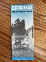 1968 Official Idaho Campgrounds Travel Map - £7.42 GBP