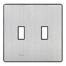 Lutron Fassada 2 Gang Wallplate for Toggle-Style Dimmer and Switches, FW... - $27.99
