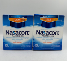 Nasacort Allergy 24HR, 480 Total Sprays, Scent &amp; Alcohol Free Expires 09... - £25.14 GBP