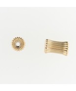 14K Gold Filled Barrel Corrugated Beads  PRICE FOR 1 BEAD * - £5.71 GBP