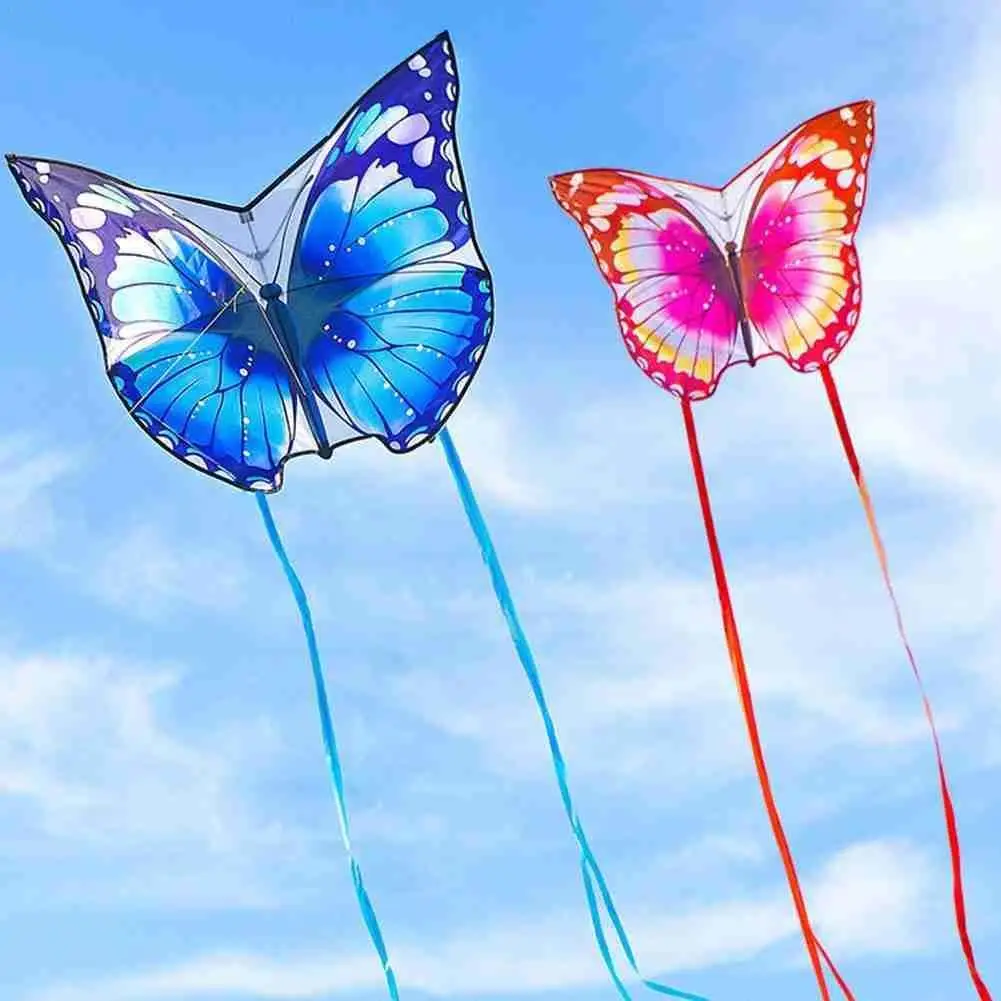 Creativity Blue Red Couples Butterfly Kite 30m Kite String Children Kite Flying - £12.86 GBP+
