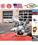 Coyote Trucks Metal Rocket Hood Ornament - Unique Vintage Car Decoration - $526.10 MXN