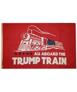 K&#39;s Novelties All Aboard The Trump Train Red Premium 100D Woven Poly Nyl... - $17.61 CAD