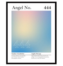 Angel Number Poster, Gradient Painting, Astrology, Spiritual Posters, Posters - £30.59 GBP