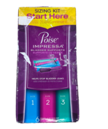 Poise Impressa Bladder Supports Sizing Kit 6ct Sizes 123 +READ - $36.22 CAD