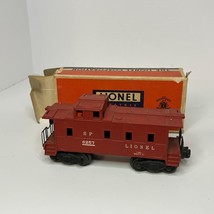 Vtg POSTWAR LIONEL O GAUGE No. 6257 SP CABOOSE WITH ORIGINAL BOX - $28.25