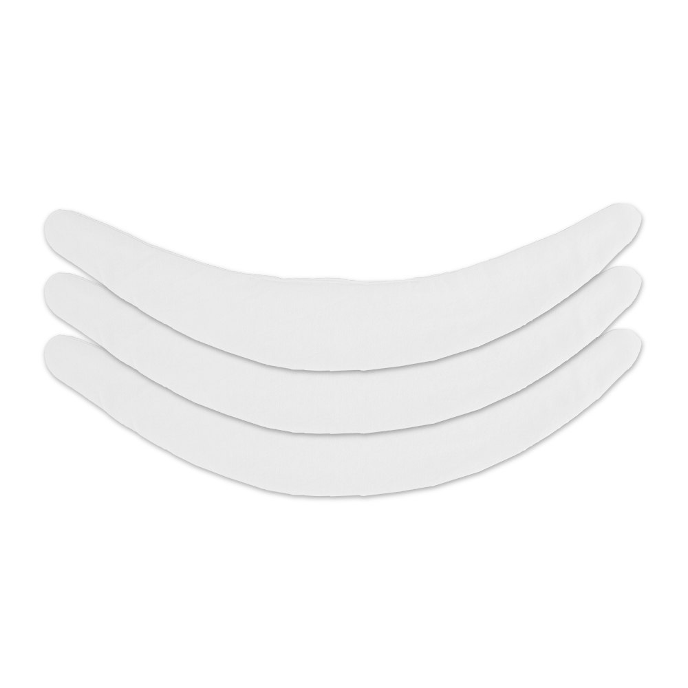 Bamboo Tummy Liner 3-Pack (Medium, White) Wicks Sweat from More of Me to Love