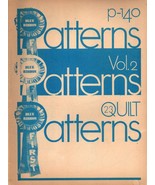 Vintage 70&#39;s Blue Ribbon Patterns Quilting Pattern booklet Volume 2 p-140 - $7.69