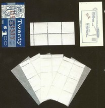 TDB12a Complete Dummy Test Booklet of 4 Blank Panes of 6 Mint NH - £8.64 GBP