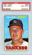 1967 Topps Tom Tresh #289 PSA 8 P1268 - £25.24 GBP