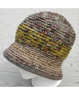 Elegant Earth Mix Colors Small Size Crocheted Cloche - Handmade by Michaela - £30.08 GBP