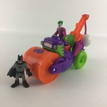 Fisher Price Imaginext DC Super Friends The Joker Steamroller w Figures Lot 2019 - $32.62