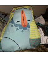 IKEA LATTJO Kids AnimaL Pillow 19x19 Red Embroidered Heart Nose - $65.40 CAD