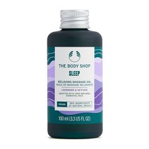 The Body Shop Sleep Relaxing Massage Oil, VEGAN, Lavender &amp; Vetiver 3.3oz - £9.15 GBP