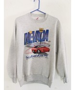 Vtg 1994 Sweatshirt Jerzees Tag Sz L Men Open Road Race Nevada HWY 318 9... - $1,492.91 MXN