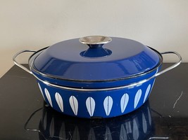 Cathrineholm Blue Lotus Enamelware Casserole Pot - £59.21 GBP