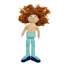 Manhattan Toy Company Plush Doll Groovy Girl Corbin Brown Yarn Hair Soft Toy 13&quot; - £9.40 GBP