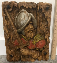 Universal Statuary Corp Chicago Vintage 1968 Conquistador Wall Plaque 15”x  11” - $132.30