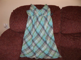 Faded Glory Blue  Sun Dress Size 6 Women&#39;s NEW - $16.79