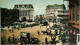 1909 Park Row and Bridge Entrance New York City Antique Times Square Postcard - £7.20 GBP