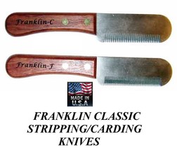 Franklin Original Classic Stripping Knife Coat Stripper Carding Trimming Knives - £19.97 GBP+