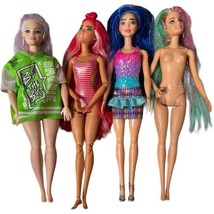 Barbie Dolls Fashionistas Color Reveal Multi Rainbow Hair Articulated Lot 4 B20 - £29.63 GBP