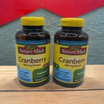2x Nature Made Cranberry 450 mg Extract w Vitamin C 120 Softgels Ea EXP 7/24+ - $39.19
