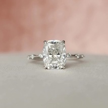 CZ AAA+4 CT Cushion  Elongated Cushion Moissanite wedding, Engagement Ring - £74.20 GBP