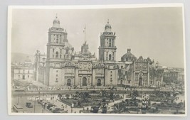 Vintage 1940&#39;s RPPC Mexico City Metropolitan Cathedral Postcard Catedral de Mex  - £12.46 GBP