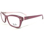 Ray-Ban RB1550 3656 Kinder Brille Rahmen Pink Rechteckig Cat Eye 48-15-130 - $32.35