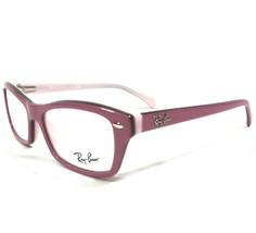 Ray-Ban RB1550 3656 Kinder Brille Rahmen Pink Rechteckig Cat Eye 48-15-130 - £25.44 GBP