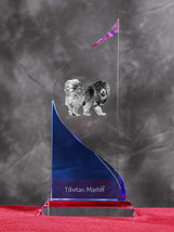 Tibetan Mastiff- crystal statue in the likeness of the dog - £50.59 GBP