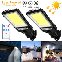 2Pack 3600W Led Solar Wall Light Motion Sensor Outdoor Garden Security Y... - £32.23 GBP